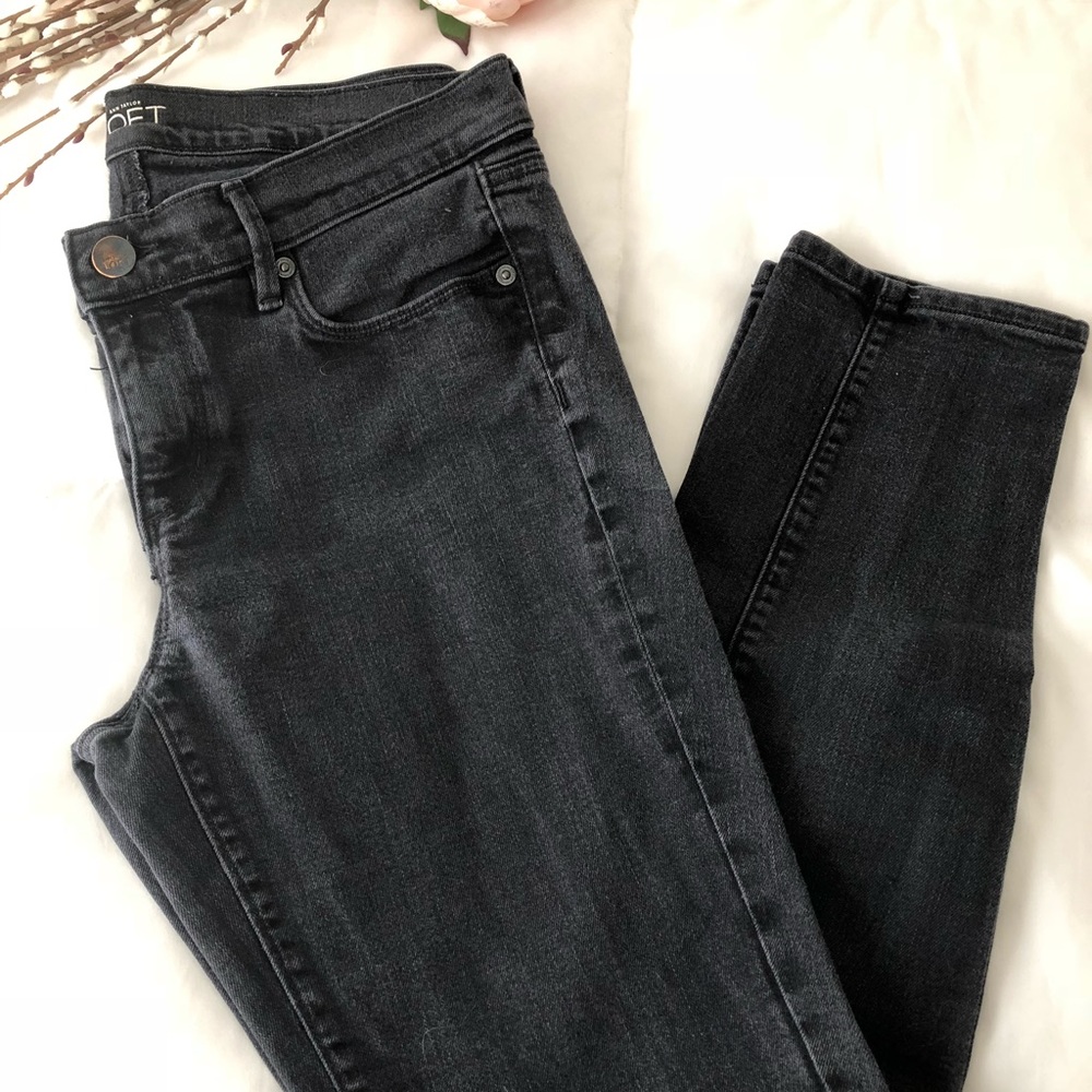 LOFT Petite Black Jeans